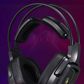 A4TECH 双飞燕 血手幽灵 G575 耳罩式头戴式有线耳机 黑色 USB口