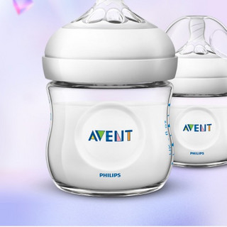 AVENT 新安怡 自然系列 SCF690/23 塑料奶瓶 125ml*2个 1月+