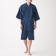 MUJI 无印良品 FBG61C0S 男士和服式夏季短装