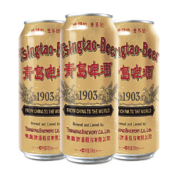 tsingtao青岛啤酒国潮复古罐500ml18听经典1903系列6月到期