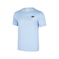 斯凯奇2021夏季新款男时尚舒适休闲运动纯色圆领短袖T恤男 XL 羊绒蓝