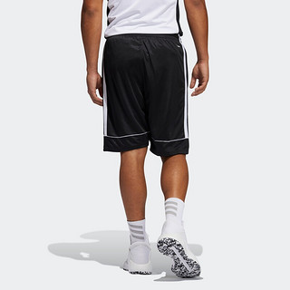 adidas 阿迪达斯 All World Short 男子运动短裤 GU0739 黑色/白 L