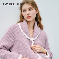 秋冬月子服哺乳孕妇睡衣可外穿产妇产后喂奶家居服女 香芋紫(两件套) M