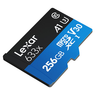 Lexar 雷克沙 633x Micro-SD存储卡 256GB（UHS-I、V30、U3、A1)