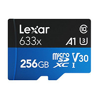 Lexar 雷克沙 512G内存卡TF卡手机监控行车记录仪存储卡MicroSD卡 633x