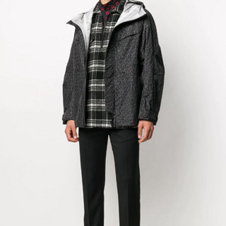 White Mountaineering 男士连帽夹克 WM2071219 黑色 NUM2