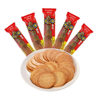 嘉友得得b韧性饼干土豆味120g5袋