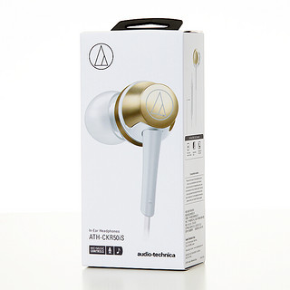 audio-technica 铁三角 ATH-CKR50iS 入耳式有线耳机 香槟金 3.5mm