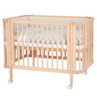 gb好孩子 婴儿床宝宝新生儿 实木多功能可调节童床 床垫及护栏需另外购买 MC401W-S11163