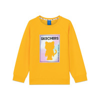 SKECHERS 斯凯奇 儿童针织套头卫衣