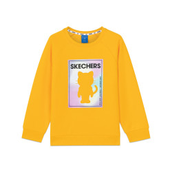 SKECHERS 斯凯奇 儿童针织套头卫衣