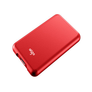 aigo 爱国者 S7 USB 3.1 Gen2 移动固态硬盘 Type-C 2TB 惹火红