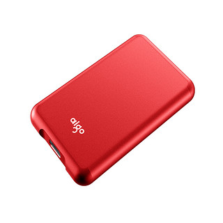 aigo 爱国者 S7 USB 3.1 Gen2 移动固态硬盘 Type-C 1TB 惹火红