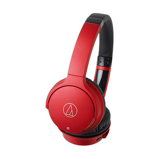 audio-technica 铁三角 AR3BT 耳罩式头戴式蓝牙耳机 红色