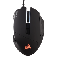 USCORSAIR 美商海盗船 SCIMITAR ELITE 有线鼠标 18000DPI RGB 黑色