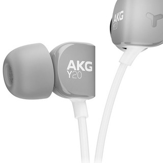 AKG 爱科技 Y20U 入耳式动圈有线耳机 灰色 3.5mm