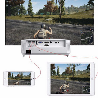 Optoma 奥图码 HD290 家用投影机套装 100英寸电动幕布+吊架+10米线