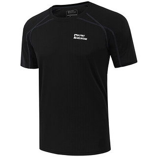 ALPINT MOUNTAIN 男子运动T恤 640-511 黑色 XL