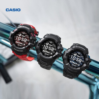 CASIO 卡西欧 G-SHOCK 蓝牙心率监测运动男士智能手表 GSW-H1000-1M