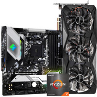 华擎(ASRock)AMD RADEON RX 6700XT CLP 挑战者Pro+B550M Steel Legend+ 锐龙7 5800X 处理器