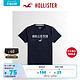 HOLLISTER 霍利斯特 Hollister2021春季新品贴花 Logo 圆领短袖图案 T 恤 男 307944-1