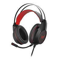 BINGLE 宾果 GX1000 耳罩式头戴式有线耳机 黑红色 USB口