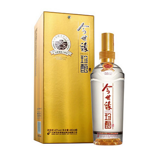 今世缘 金珍酿 42%vol 浓香型白酒 480ml*6瓶 整箱装