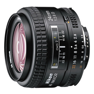 Nikon 尼康 AF 24mm F2.8 广角定焦镜头 尼康F卡口 52mm