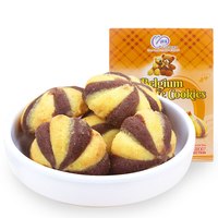 麦阿思 夹心松脆曲奇饼干 巧克力味 110g