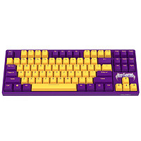 Dareu 达尔优 A87 87键 有线机械键盘 KB紫金色 Cherry青轴 无光