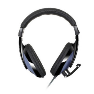 DANyiN 电音 DT2102 耳罩式头戴式有线耳机 蓝色 双3.5mm