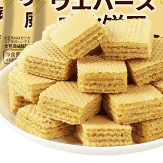 咔啰卡曼 威化饼干 豆乳味 50g*5袋