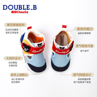 MIKIHOUSE Double_B透气网面护脚二段男女童宝宝鞋1双  多色 内长15cm