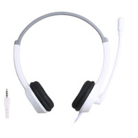 danyin 电音 DT326 压耳式头戴式有线耳机 白色 双3.5mm