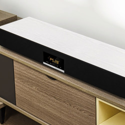punos普诺斯hifi蓝牙50音箱经典桃木色无话筒