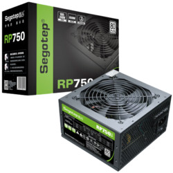 Segotep 鑫谷 额定650W RP750电源（80plus白牌/双CPU供电/全电压宽幅智能温控风扇/台式机电脑机箱电源）