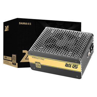 SAMA 先马 ETX-600-1 金牌（90%）非模组ATX电源 600W