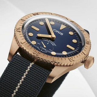 ORIS 豪利时 潜水65复刻系列 40毫米自动上链腕表 40177643185T 限量版