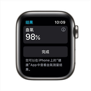 Apple 苹果 Watch Series 6智能手表 GPS+蜂窝款 40毫石墨色不锈钢表壳 黑色运动型表带M06X3CH/A