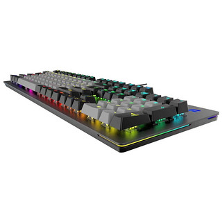 DEARMO 迪摩 F1 狂怒 104键 有线机械键盘 锖色 国产光轴 混光