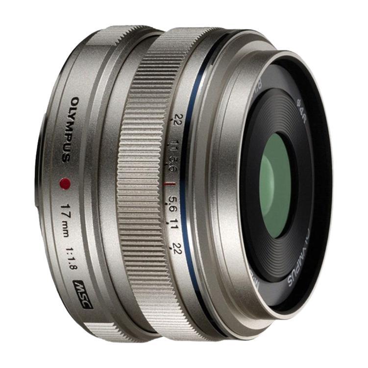 OLYMPUS 奥林巴斯 M.ZUIKO DIGITAL 17mm F1.8 广角定焦镜头 奥林巴斯卡口 46mm 银色