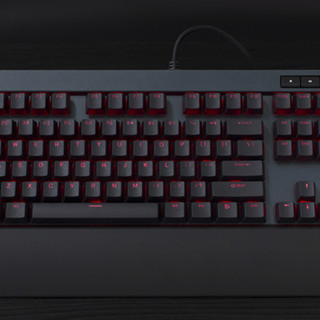 DEARMO 迪摩 F5 104键 有线机械键盘 深空灰 Cherry黑轴 单光