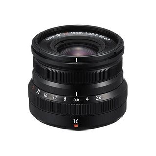 FUJIFILM 富士 XF 16mm F2.8 R WR 广角定焦镜头 富士卡口 49mm 黑色