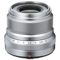 FUJIFILM 富士 XF 23mm F2.0 R WR 标准定焦镜头 富士卡口 43mm 银色