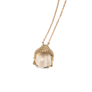 ccomelinesscc卡美珠宝文承笑春风宝石系列18k金金晶石项链