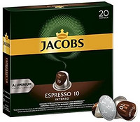 JACOBS Jacobs Espresso咖啡胶囊 强度10/12 Nespresso胶囊，10 x 20杯含税实付330