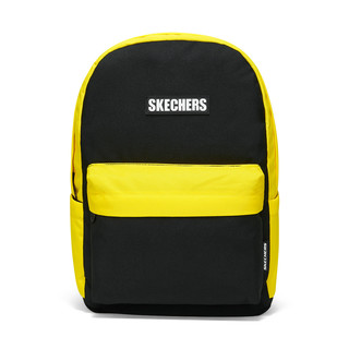 SKECHERS 斯凯奇 中性双肩背包 L320U100/002K 深黑色 17.6L