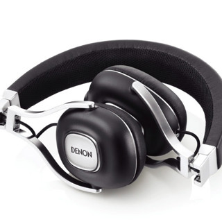 DENON 天龙 AN-MM200BK 压耳式头戴式有线耳机 黑色 3.5mm