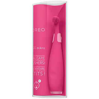 FOREO 斐珞尔 ISSA mikro 儿童电动牙刷 樱桃红