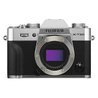 FUJIFILM 富士 X-T30 APS-C画幅 微单相机 银色 XF 18-55mm F2.8 R LM OIS+XF 27mm F2.8 双头套机